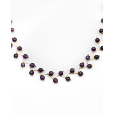 Collier avec des pierres naturelles THE-ARE