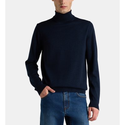 Pull Maille Droit Terirol Col Roulé Laine Mérinos GALERIES LAFAYETTE