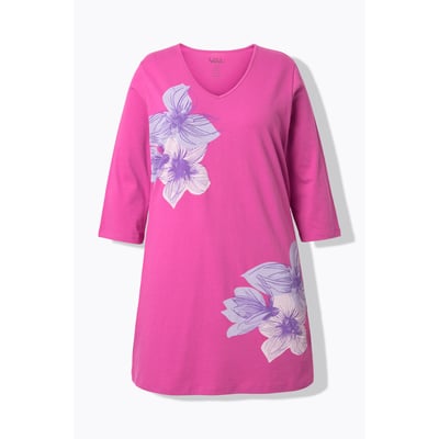T-shirt long à fleurs ULLA POPKEN