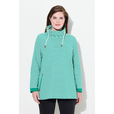 Sweat-shirt à rayures, coupe Classic Fit ULLA POPKEN