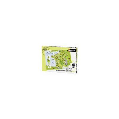 Puzzle 100 pieces Carte France RAVENSBURGER
