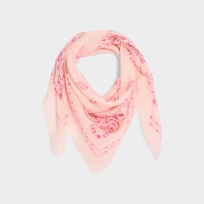 Foulard carré bicolore esprit bandana GRAIN DE MALICE