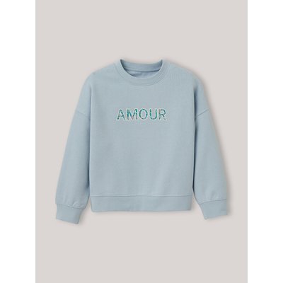 Sweat à message en tissu Liberty en coton biologique CYRILLUS