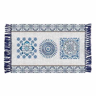 Tapis a franges Trikala DOUCEUR D'INTÉRIEUR