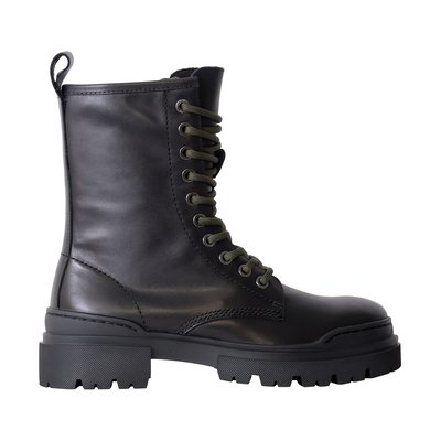 Bottines Cuir Mauve EMILIE KARSTON