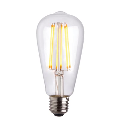 E27 6W LED Filament Pear Bulb in Warm White ÉDITÉ