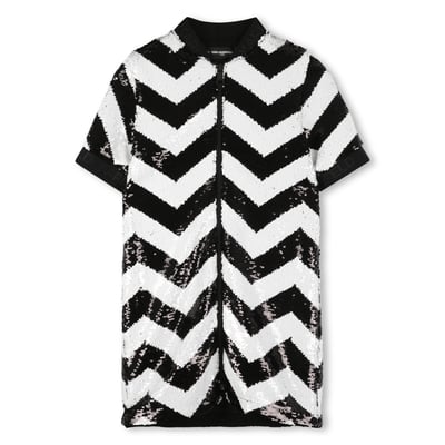 Robe avec fermeture éclair KARL LAGERFELD KIDS