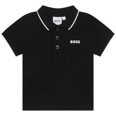 Polo manches courtes en coton BOSS KIDSWEAR