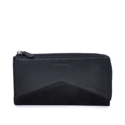 Portefeuille En Cuir Zippé Linn NAT & NIN
