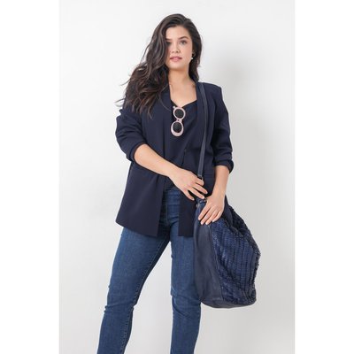 Veste en jean bleu fonce femme La Redoute