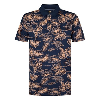 Polo droit à motifs PETROL INDUSTRIES