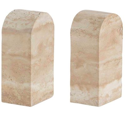 Serre-livres en travertin 7x5x14cm WADIGA