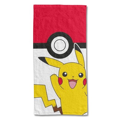 Serviette de plage, Pokémon Pikachu Pokéball POKEMON