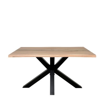 Table 6 places en chêne, pied central ETNA PIER IMPORT