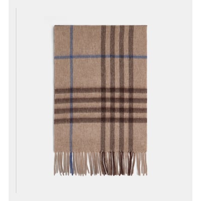 Echarpe brody carreaux et franges en laine GALERIES LAFAYETTE
