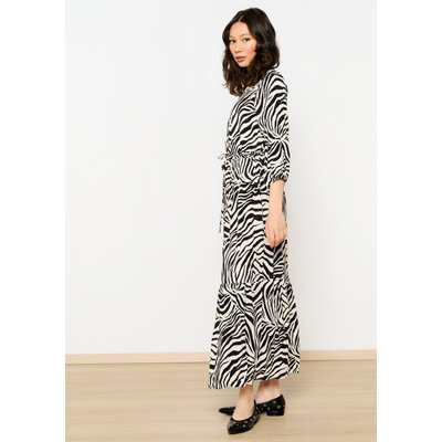 Robe longue à imprimé zèbre LOLALIZA