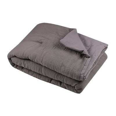 Édredon en gaze de coton 125x150  Coline naturel DECORATIE