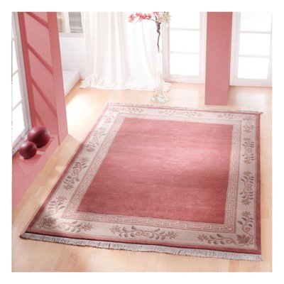 Tapis salon et chambre fait main en laine motif simple NAPISSA UN AMOUR DE TAPIS