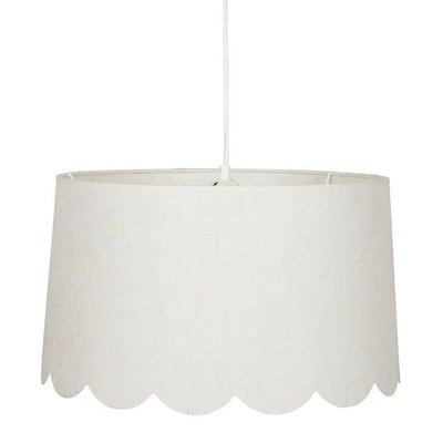 Suspension cylindrique tissu Mathilde D40 DECORATIE
