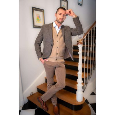 Mocassins cuir talon plat BUGATTI