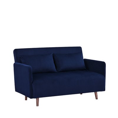Canapé convertible 2 places en velours côtelé L120cm - Belushi DRAWER