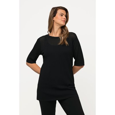 Pull oversize à col rond et manches courtes ULLA POPKEN