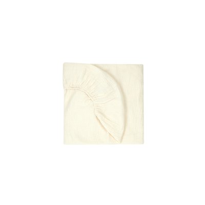 Drap housse bebé en double gaze de coton lavé WABI-SABI NOBODINOZ