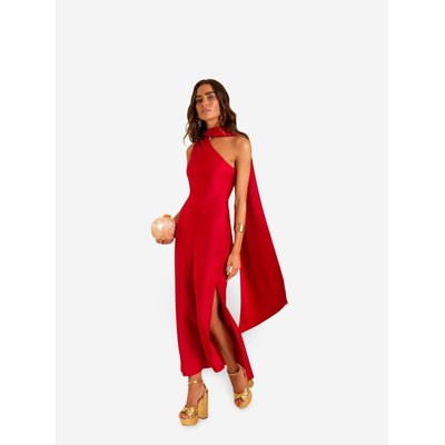 Robe midi asymétrique avec laçage MRS ABRIL THE-ARE