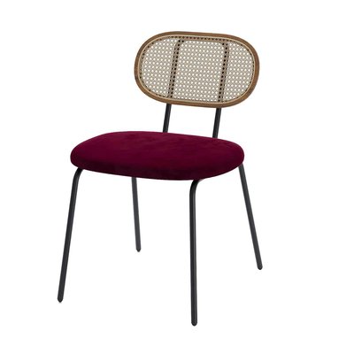 Lot de 2 chaises en rotin et velours - JUNA POTIRON PARIS