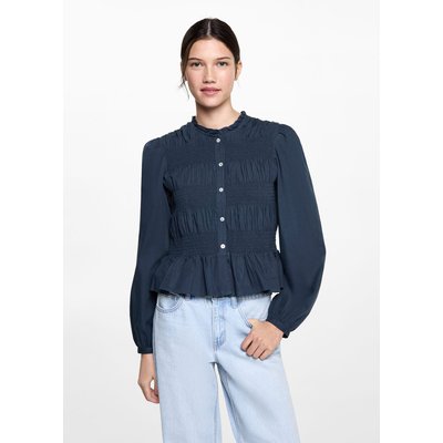 Blouse froncée volant MANGO TEEN