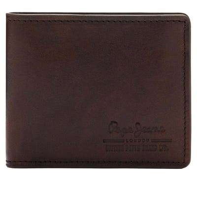Portefeuille Pliable En Cuir PEPE JEANS