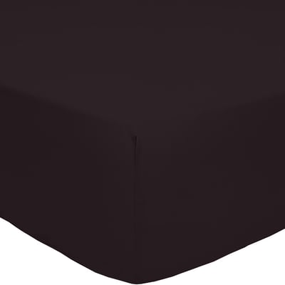 Drap housse en percale de coton uni, MURA C DESIGN HOME TEXTILE