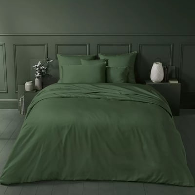 Housse de couette satin de coton AVA UNI GARNIER THIEBAUT