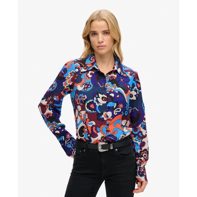 Chemise ajustée imprimée esprit années 70 SUPERDRY