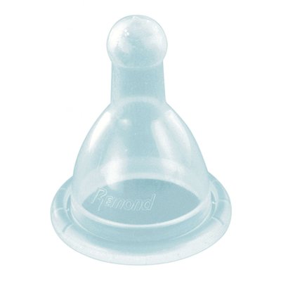 Tétine nouveau-né silicone à perçage excentré et régulateurs d'air DBB REMOND