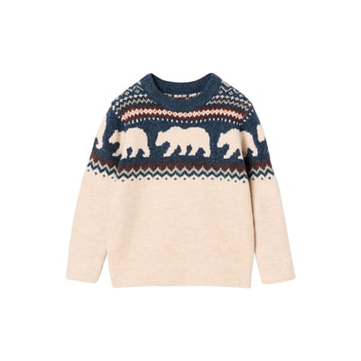 Pull jacquard manches longues VERTBAUDET