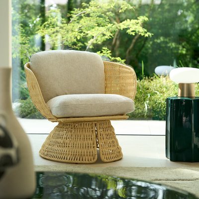 Sessel Liam, Rattan und Baumwolle AM.PM