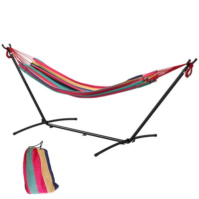 Hamac Métal Rouge OUTSUNNY