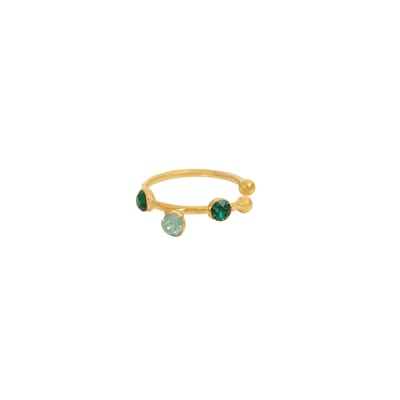 Bague d'oreille drib vert CAROLINE NAJMAN