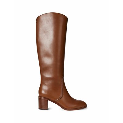 Stivali in pelle con tacco Charly LAUREN RALPH LAUREN
