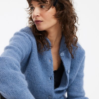 Vest in bomberstijl, mixed alpaca LA REDOUTE COLLECTIONS