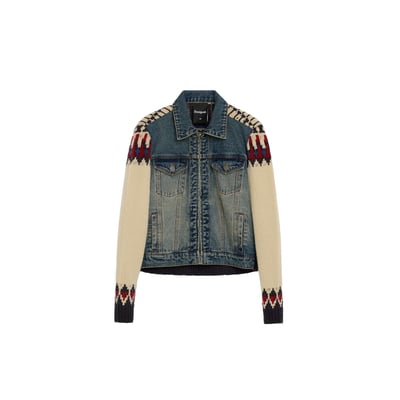 Veste en jean combinée DESIGUAL