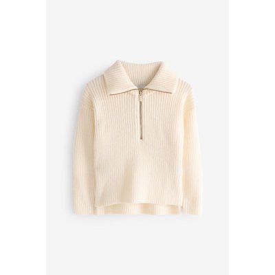 Pull à col zippé manches longues NEXT