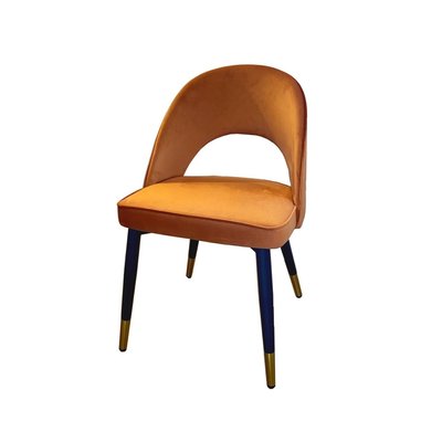 Chaise de repas en velours chic - ARDEC MATHI DESIGN