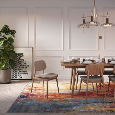 Tapis traditonnel, effet vieilli, OSCAR KUKOON RUGS