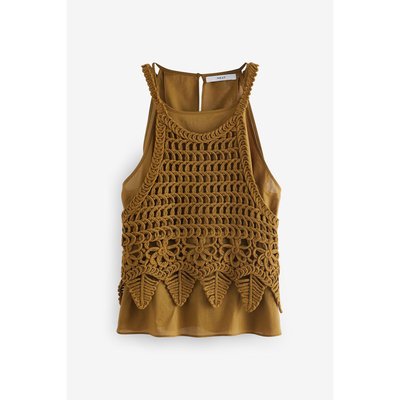 Maillot de corps en maille crochet NEXT