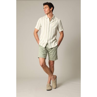 Chemise jacquard classique en coton à rayures avec boutons CURRIES DEELUXE