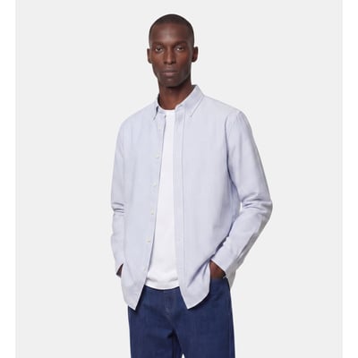 Chemise droite sixfordray rayée en coton GALERIES LAFAYETTE