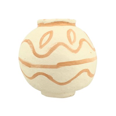 Vase boule en papier maché NOW'S HOME