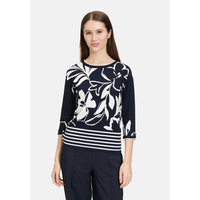 Pull-over en fine maille à imprimé à fleurs BETTY BARCLAY